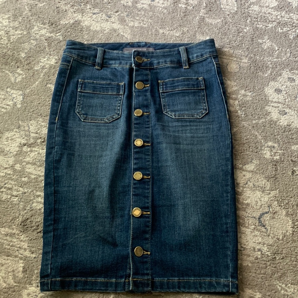 Denim skirt, pencil skirt - the limited